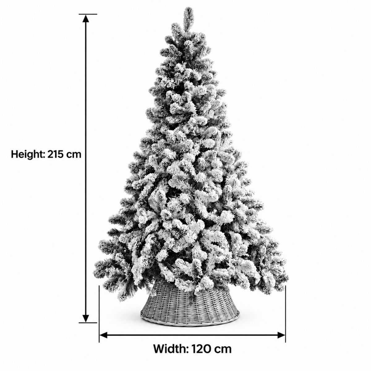 7ft Pre-Lit Christmas Tree